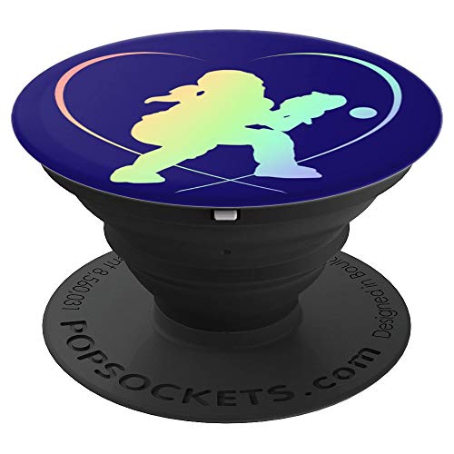 Softball Catchers Gear Soft Rainbow Gifts Teen Girl Mom Gift PopSockets Grip