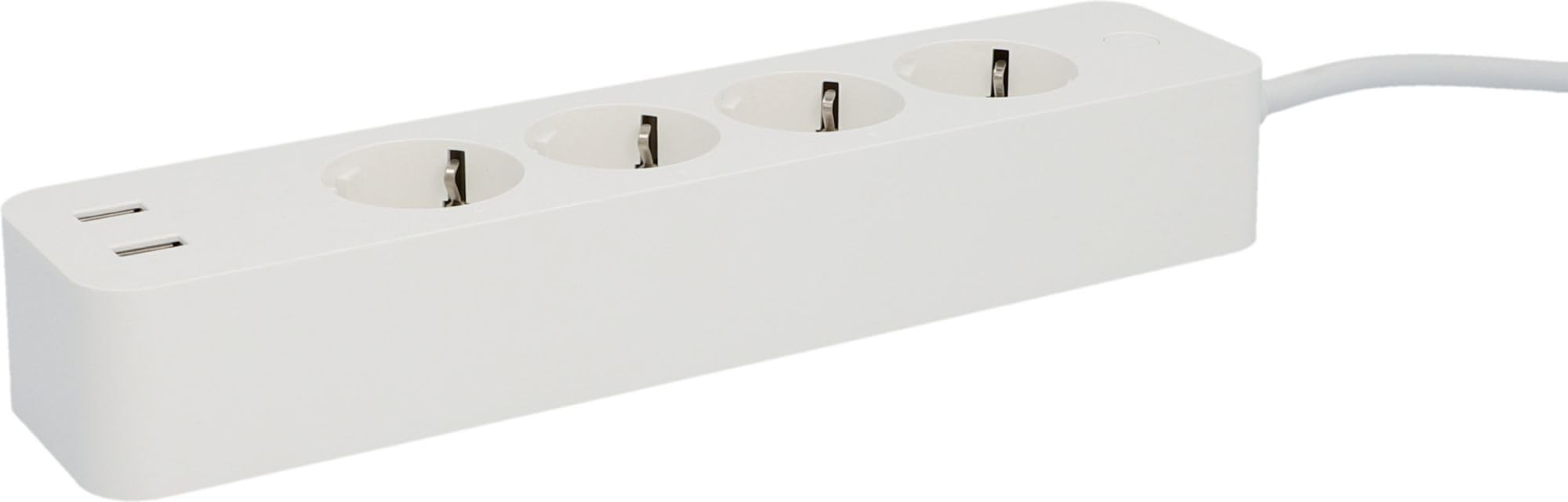 UNITEC 30798 Multiprise Wi-Fi 4 x 2 | Prise intelligente Wi-Fi avec minuterie | Mesure des coûts d'énergie | Commande vocale et application | Avec 2 sorties USB