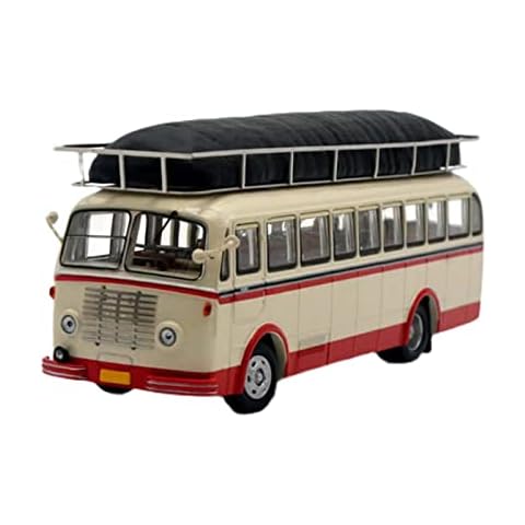 Die casting model car For Old Beijing Bus BK640 Alloy Diecast Model Static Decoration Boy Gift 1/64 (Color : A) Cover