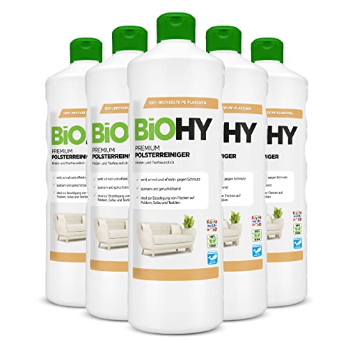 BiOHY Nettoyant premium pour tissus d'ameublement (6 x 1l Bouteille)