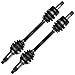 Caltric Front Right and Left Complete Cv Joint Axle Compatible with Yamaha Grizzly 550 Yfm550Fg 4Wd Fi 2009 2010 2011 2012 2013 2014