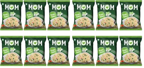 Image of MOM - Meal of the Moment, Veggie Upma Pouch, 63g (Pack of 12) - Ready to Eat | Instant Food | No Added Preservatives