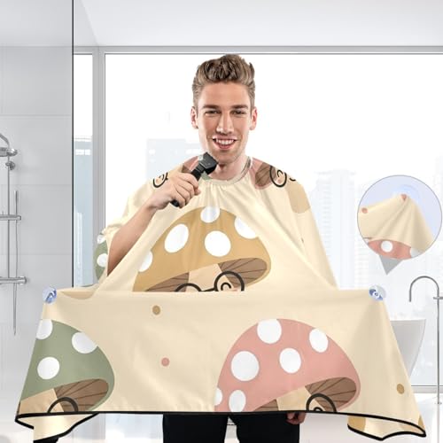 Capa de Barbero Impermeable para Hombre con Cierre Ajustable miniatura 6
