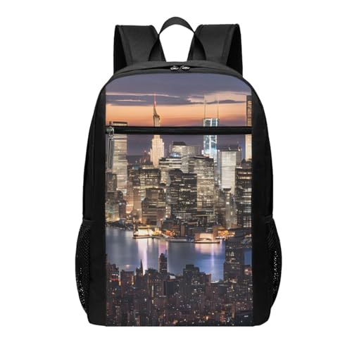 SYHEART Hong Kong Backpack 17 Inches, Unisex Sports Rucksack, Large-Capacity Travel Bag, Business Backpack.
