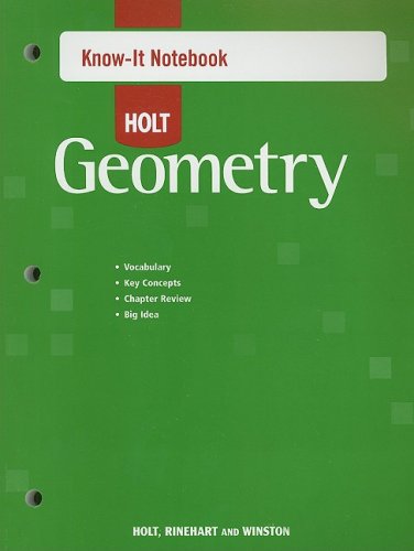 Know-It Notebook: Holt Geometry