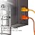 Retro Industrial Brown Outdoor Wall Lights with GFCI Outlet - Dusk to Dawn & Motion Sensor Porch Light, 3 Modes, Waterproof Anti-Rust Exterior Sconce for Porch,Garage, Patio, House