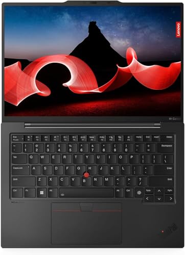 Image of 2026 NewLenovo ThinkPad X1 Carbon Gen 14 Aura Edition Laptop,14 inch 2.8K OLED Touchscreen (2880x1800), Copilot+ PC AI-driven Core Ultra 7 365 vPro, 32GB LPDDR5X RAM 1TB SSD, Haptic Touchpad Win11 Pro