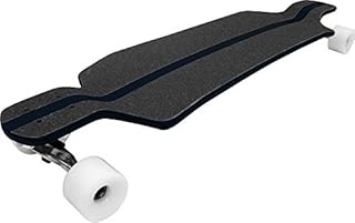 Black Pinstripe Freestyle Drop CONCAVE Longboard Freeride Cruiser Downhill Slide