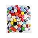 UEETEK 160PCS Cat Toys Assorted Color Soft Cat Toy Balls Kitten Toys Pompon Balls (Mix Color)