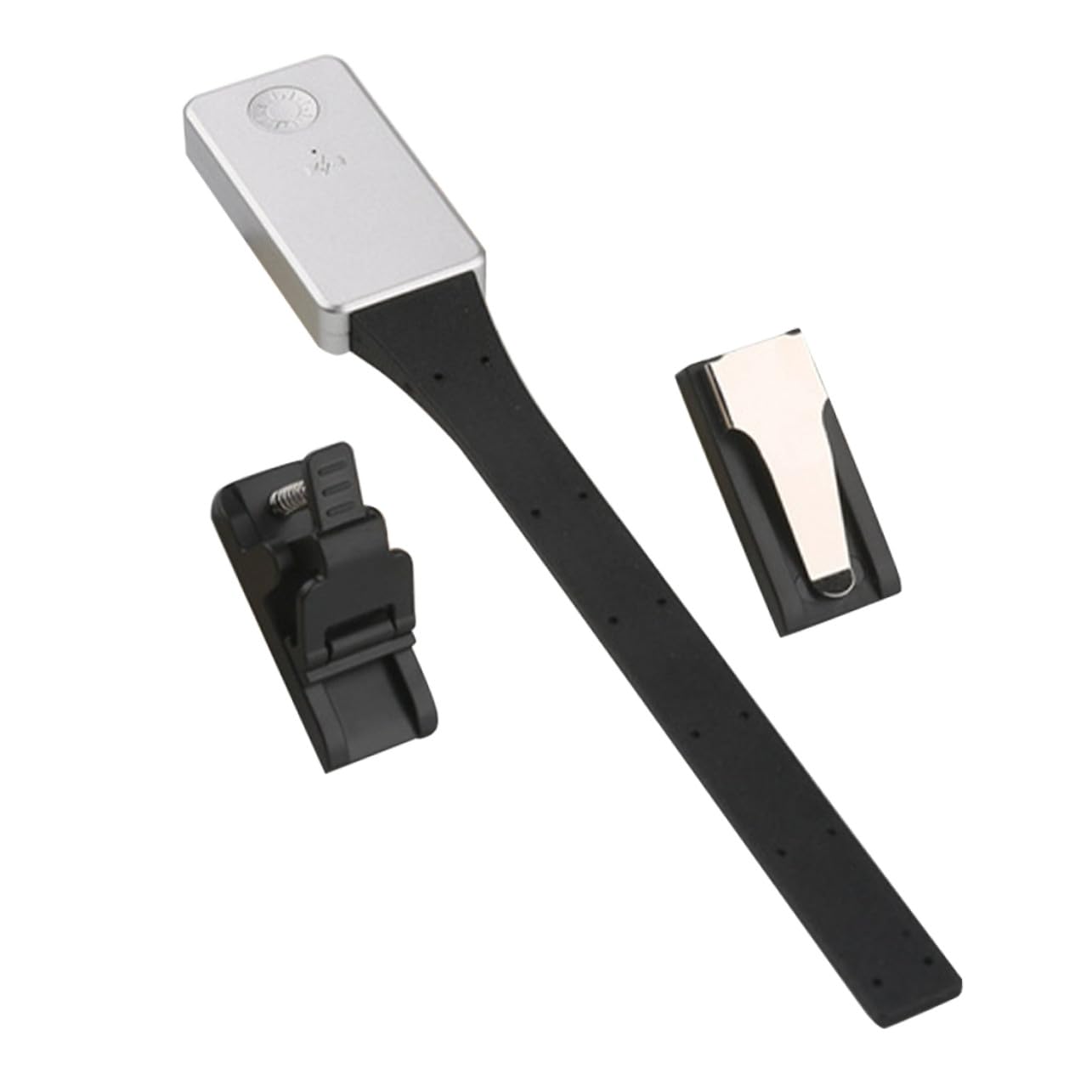 Lampada da Lettura LED Clip Doppia Ricaricabile Usb, Luce Regolabile a 3 Temperature, Leggera in Acrilico per Studio e Lettura Notturna