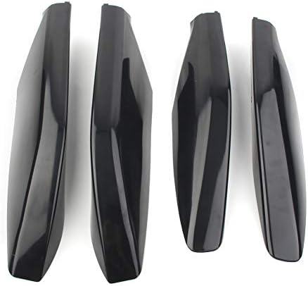 DAMAI Car 4pcs Roof Rack Cover Rail End Protection Leg Cover Shell Cap Replacement Replacement For Toyota Land Cruiser Prado FJ120 2003-2009