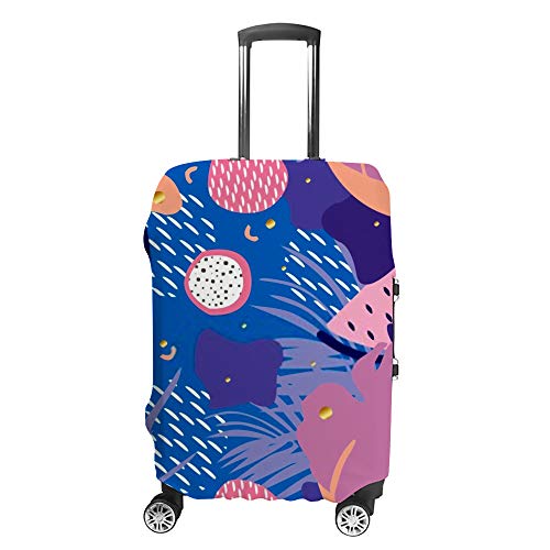 Housse de bagage de voyage feuilles tropicales pour vacances au soleil et plage
