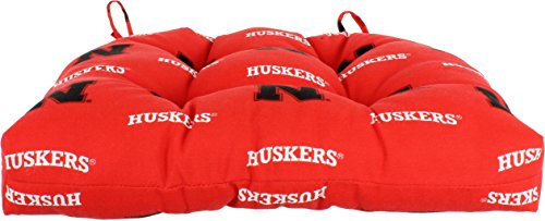 Image of Everything Comfy College Covers Nebraska Cornhuskers Indoor Outdoor Seat Cushion Patio D Cushion