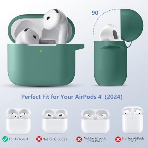 Maledan Case Compatible with AirPods 4 Case Cover 2024 - Image 2