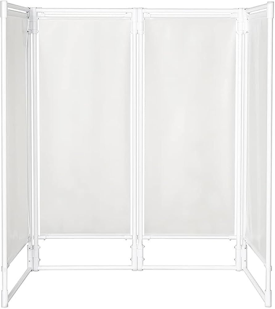 Amazon.co.jp: 折りたたみ式パーテーション114 x 135cm 白