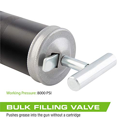 ARCAN PROFESSIONAL TOOLS Pistol Grip Grease Gun with Double Spout Front