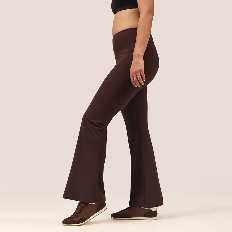 Image of BlissClub Ultimate Flare Pants Lite Regular for Women Upto 5'4 ft