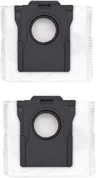 Spare Parts Powder Garbage Bag 2 Pieces Compatible with Dreame X40 Ultra L40 Ultra