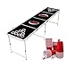 Produktbild Beer Pong Tisch Classic von My Beer Pong inkl. 50 Red Cups + 6 BeerPong Bällen | klappbares Gestell & leicht zu transportieren | wasserabweisend & leicht zu reinigen