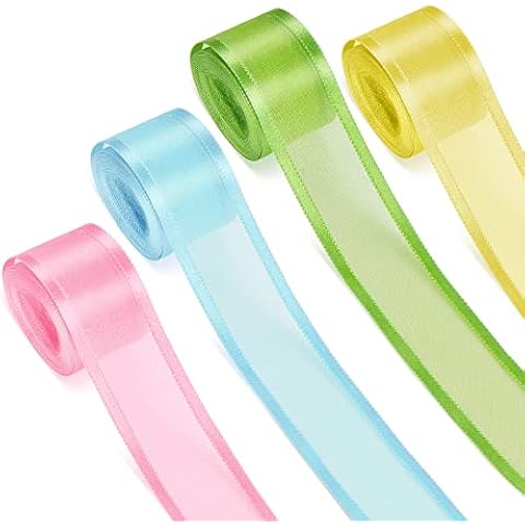 22 Yards Sheer Organza Ribbon for Crafts Cover