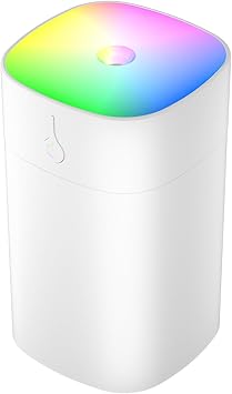 Robeve 400 ml Ultrasonik Hava Nemlendirici Ortam Nemlendirici I kl  Hava Nemlendirici Buharl  Nemlendirici Buhar Makinesi ve Aroma Dif z r  H2O Nemlendirici Oda Nemlendirici Hava Temizleyici Beyaz