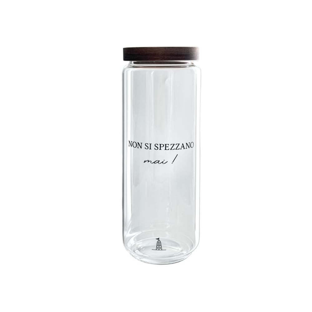 LA PORCELLANA BIANCA - I Garbati Barattolo Spaghetti 1300 ml, Vetro Borosilicato