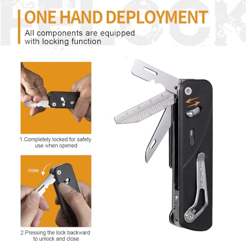 Image of ROXON S505G Flex Shears-Modular Design Multitool with Fixed Big Scissor-Interchangeable Blade of BA01-BA17 & Changeable Implements of FT01-FT12(Black)