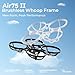 BETAFPV 2pcs Air75 II Brushless Whoop Frame Kit with Motor Fix Slot, Ultra Light, Lowered Profile, for DIY Ultra Light 75mm 1S Racing Whoop Drone with Matrix 1S FC 07XX 08XX 1102 Motors 40mm Propeller