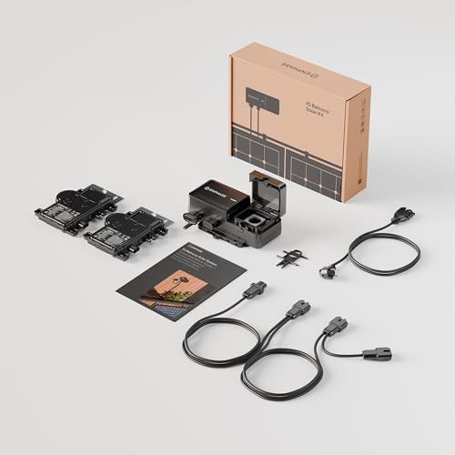 Enphase IQ Balkonkraftwerk 800W mit WiFi | Plug & Play Solaranlage zur Selbstmontage | Strom-Einspeisung über Steckdose | Erweiterbar, Notstromfunktion, IP65/67 Schutz
