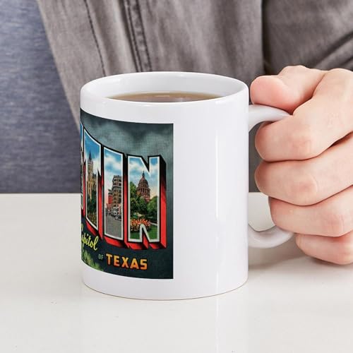 Taza de cerámica CafePress 11 oz (325 ml) blanca miniatura 6
