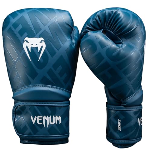Image of Venum Contender 1.5 XT 3D Boxing Gloves - Navy Blue - 10-Ounce