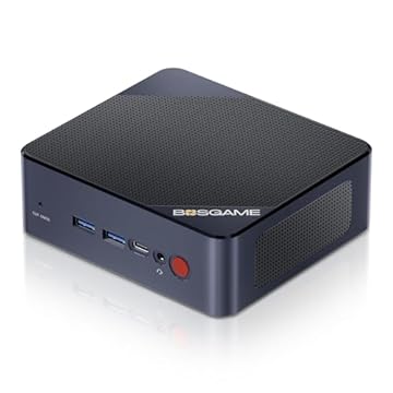 BOSGAME B100 Mini PC 12th Gen Alder Lake- N100 (fino a 3,4 GHz) Desktop PC, 16 GB DDR4 RAM 512 GB SSD, Mini computer supporta 4K Triple Display/ USB3.2/ WiFi 6/ BT5.2/2.5Gbps
