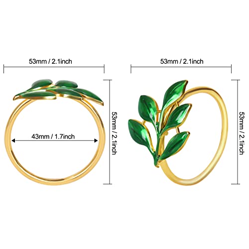 Kposiya Napkin Rings Set Of 20 Hollow Cut Metal Napkin Holder Dinning Table Setting For Wedding Party Banquet Christmas Dinner Delicate Serviette Buckles Decor thumb #4
