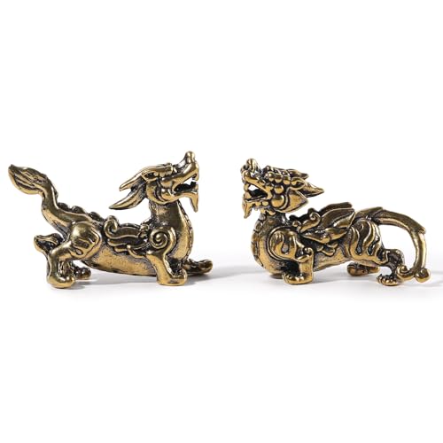 Estatua Feng Shui Dragón PiXiu 2 Piezas