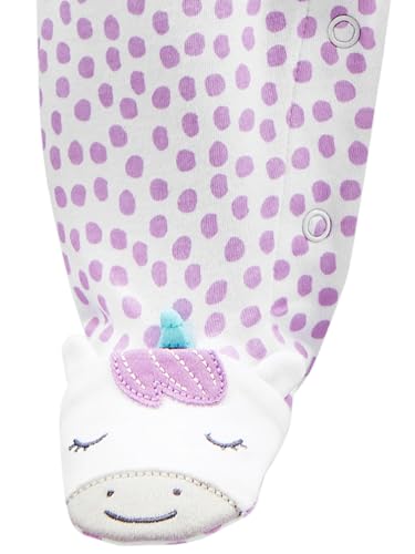 Simple Joys by Carter's Baby Girls' 2-Pack Cotton Snap Footed Sleep and Play4