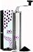 The Purple Tractor Coffee Grinder, Precise Stainless Steel Manual Hand Crank Ceramic Burr For Superior Consistency. Grinds Beans From French Press to Espresso Grind Perfectly.