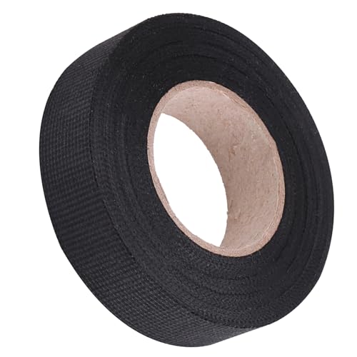 Image of High Temp Automotive Tape, Polyester Heat Cloth Wiring Harness Tape, Multipurpose Automotive Wiring Harness Tape for Car Wiring Harness Wrapping, 19mmx15m, Black