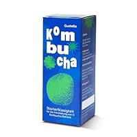 Guetella Brewing Kombucha Culture Starter Liquid – Fermented Tea Base – Brew Your Own Sparkling Kombucha Drink – Vegan – Reusable for Multiple Batches