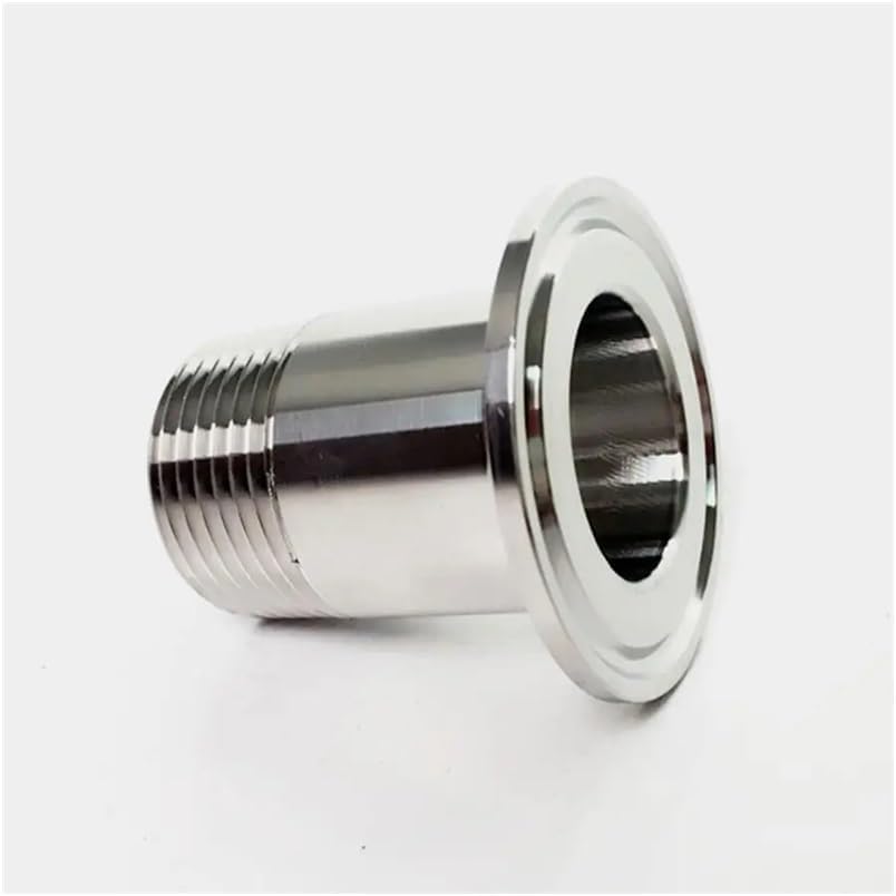 2-1/2インチ BSPT オス x 3インチ トライクランプ SUS 316L ステンレススチール カプラー継手 自家醸造ビール