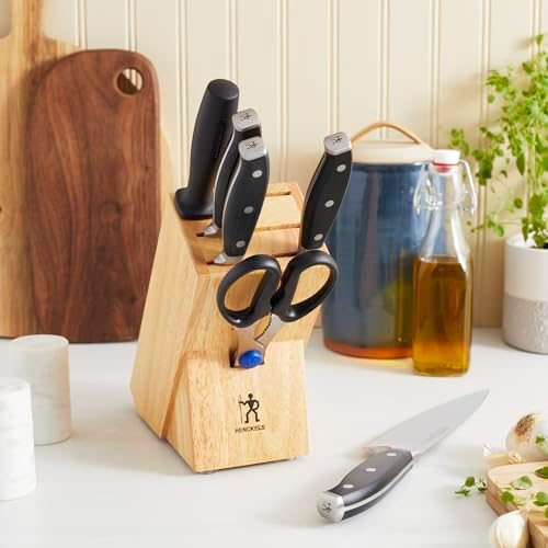 Henckels - Forged Premio 7-pc Knife Block Set - Brown - Thumbnail 3