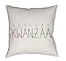 Surya Kwanzaa II Word in Flame Outdoor Pillow