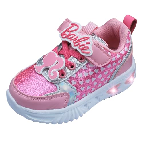 Barbie Toddler Girls' Light-Up Sneakers - Hot Pink, Size 7