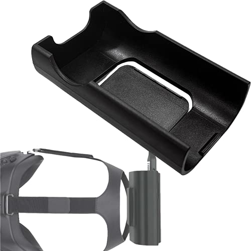 【Supporto per batteria】 Progettato per DJI FPV Geggles V2, la batteria può essere agganciata sul retro degli occhiali grazie alla clip di batteria posteriore per fissare la batteria alla fascia del casco