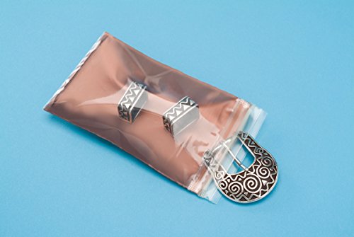 Corrosion Intercept Anti-tarnish Zip-lock Bag, Pack Of 10 - Protects Silver, Jewelry, 2.5" x 2.75" by Nancy's