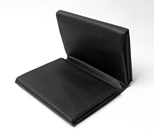 HAYATEC Universal Antirutschmatte Auto Kofferraum Schutzmatte 120x100cm Gummimatte Kofferraummatte rutschfeste Unterlage Schwarz Wasserdicht zuschneidbar für maximalen Schutz & Sauberkeit