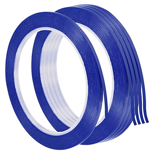 Ruban décoratif bleu de finition premium PATIKIL en polyester métallisé stable