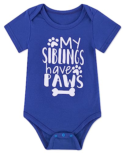 Image of Funnycokid Baby Boys Girls Bodysuit Funny Newborn Romper Short Sleeve Infant Neutral Outfits 0-12 Months
