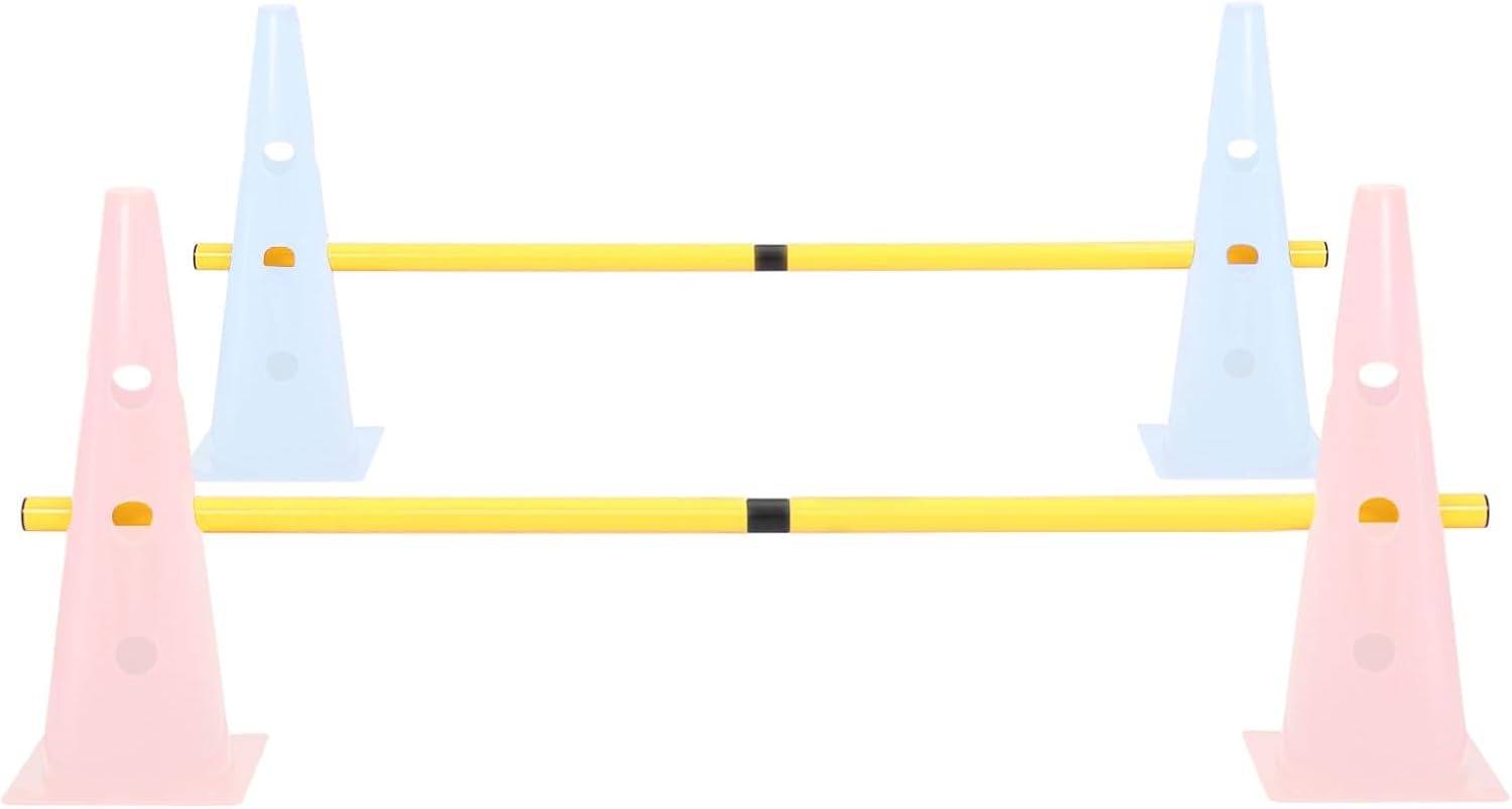 Dog Agility Jumps Equipment Set Replacement Poles, 2 Pack, 41 Inches Long Each