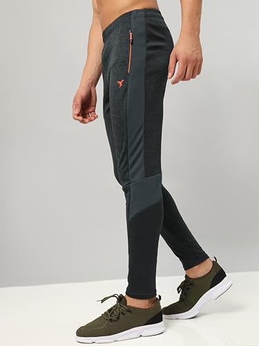 Image of TECHNOSPORT Men's Slim Fit Active Running Track Pant - (MPP681-123-P) Pack of 1