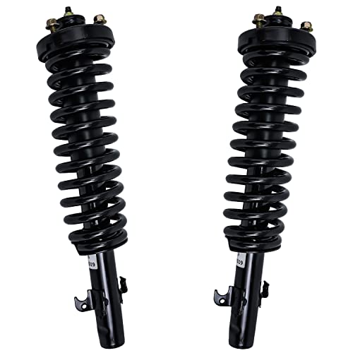 Image of Detroit Axle - 2 Front Struts for 1994 1995 1996 1997 Honda Accord, Struts w /Coil Spring Assembly Quick Install Ready Strut Shock Replacement Suspension